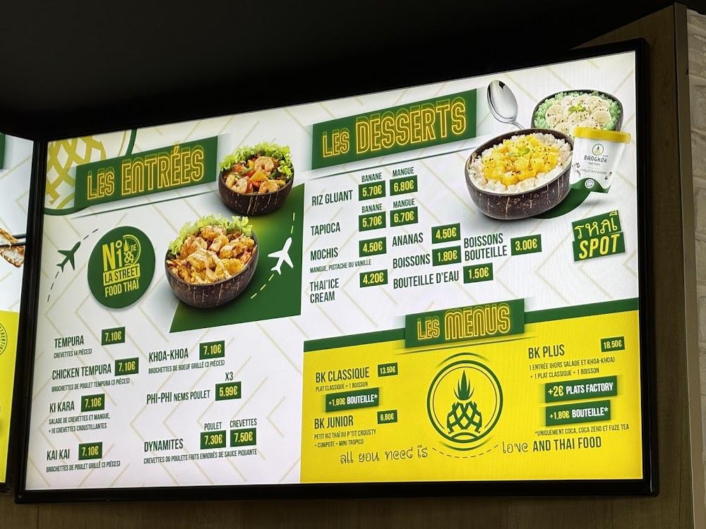 Bangkok factory bussy saint gorges - Menu Image 1