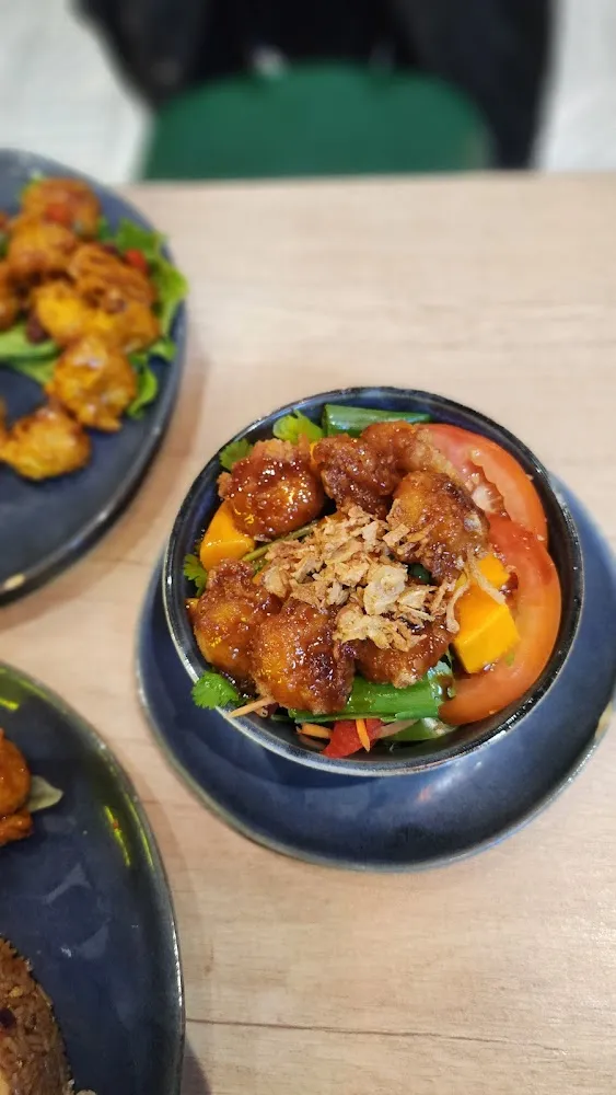 Salade Chinoise Aux Crevettes